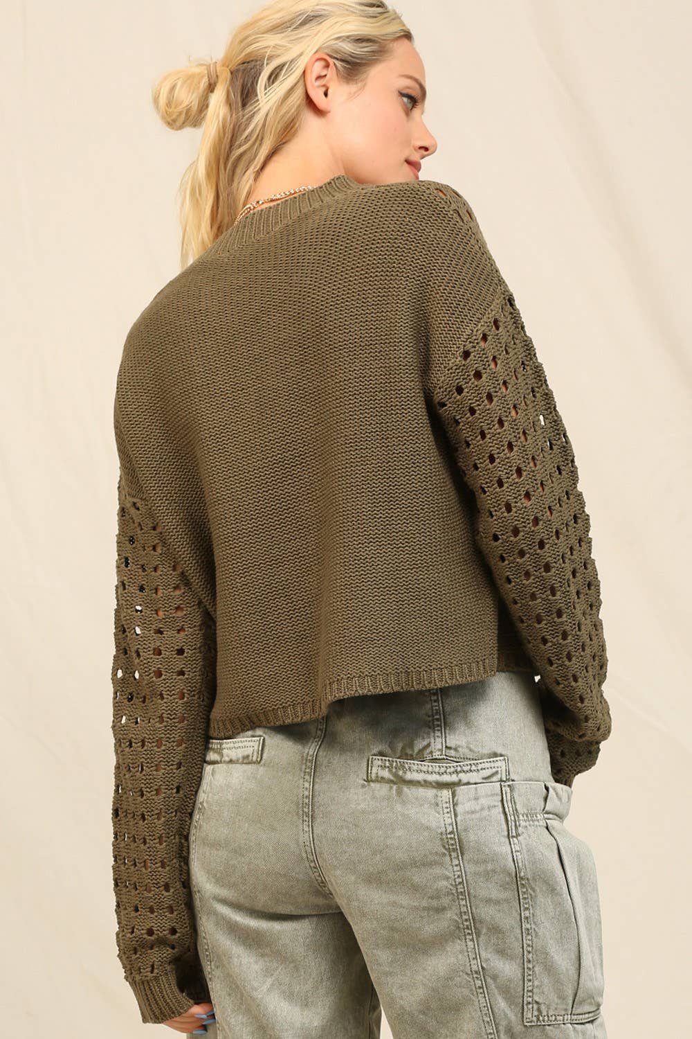 Dottie Crop Sweater