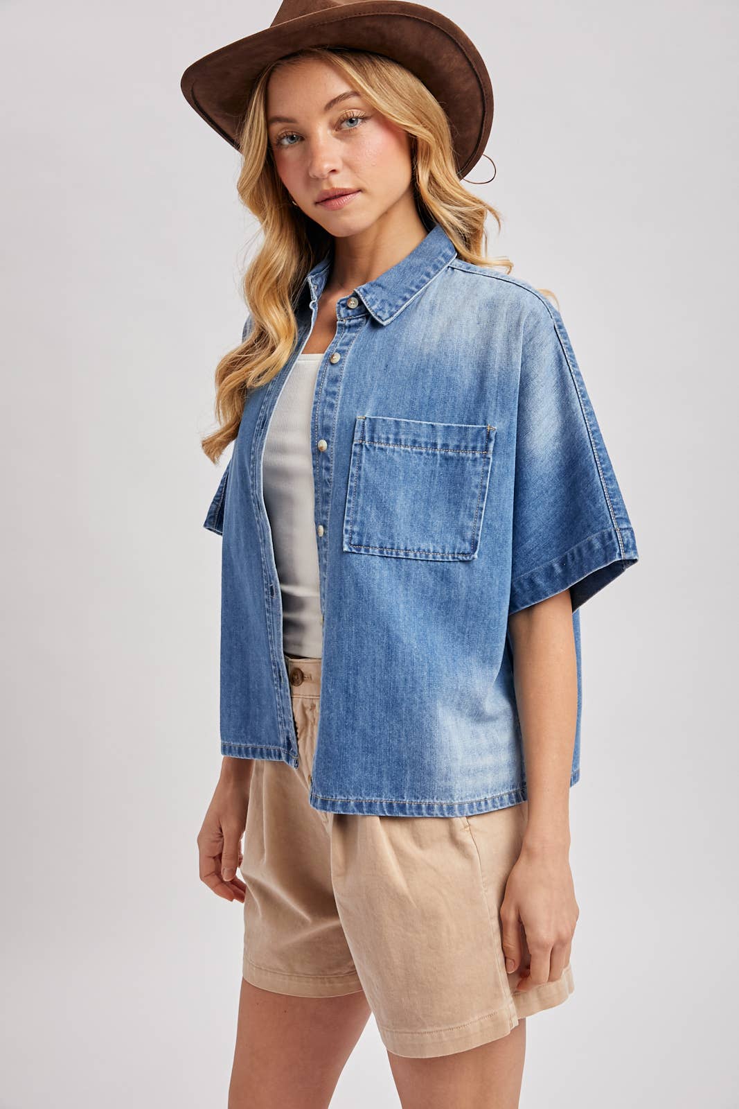 Denim & Daisies Button Up