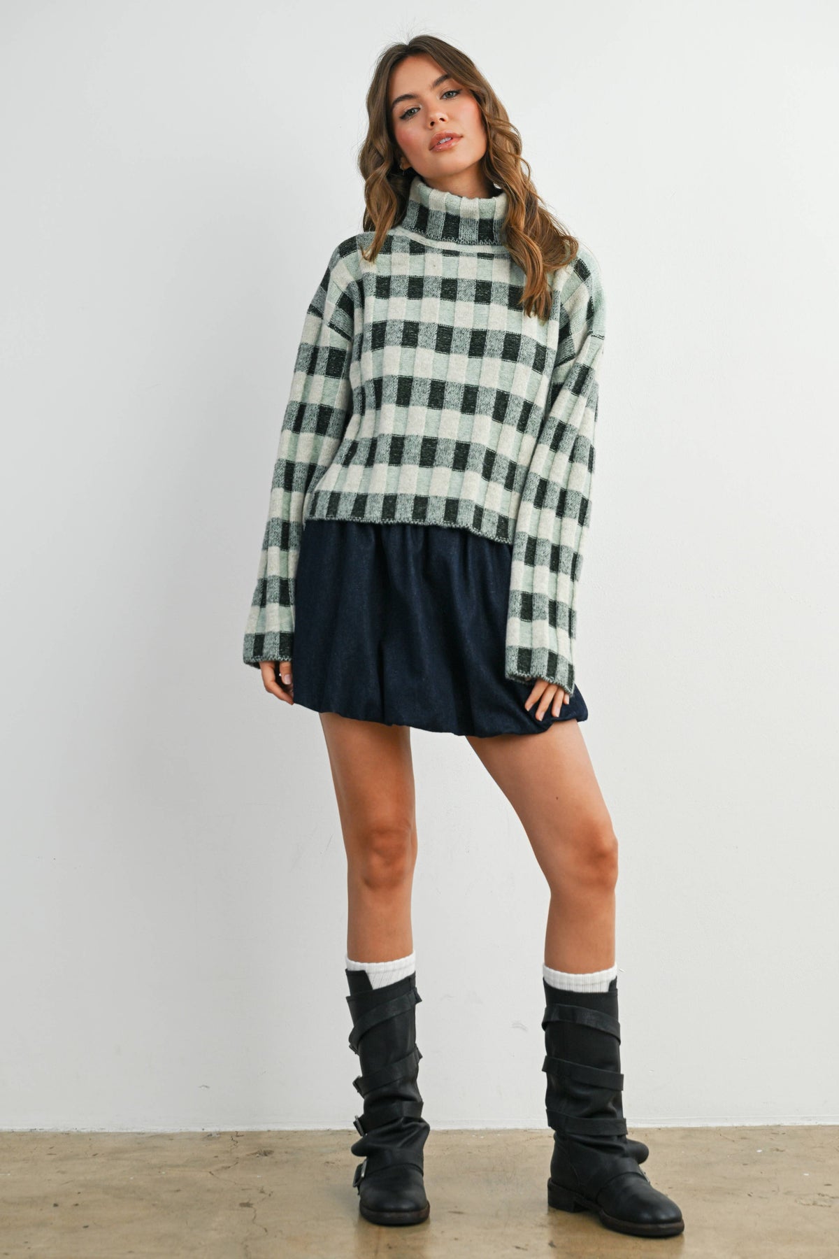 Mad in Plaid Sweater