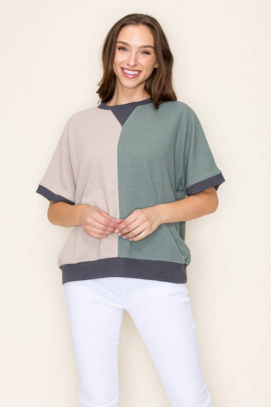Rock the Block Short Sleeve Top