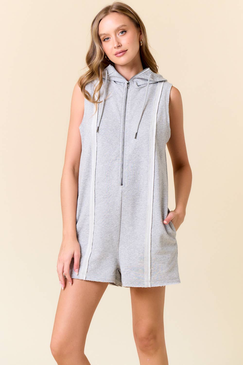 On Cloud 9 Hooded Romper