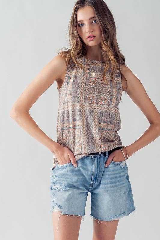 HAILEE BOHO TANK