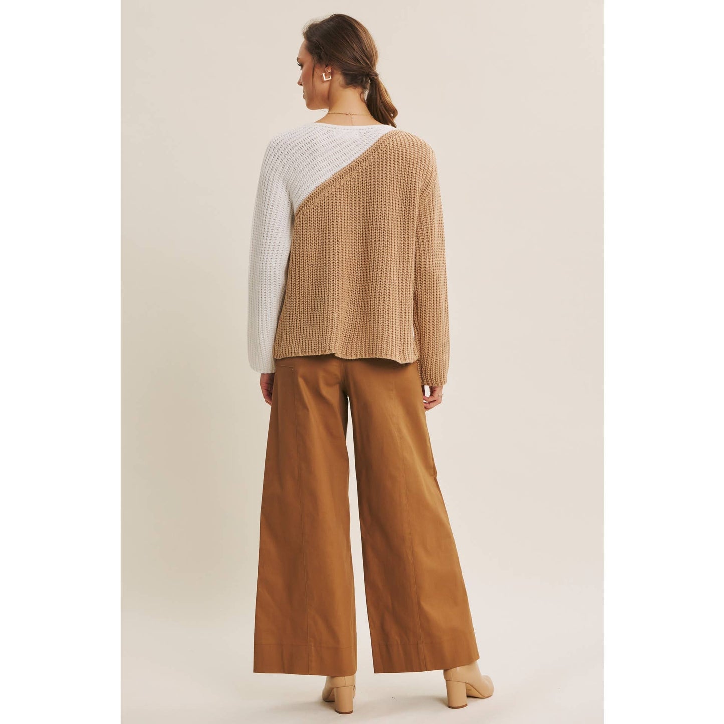 Coffee Shop Colorblock Top