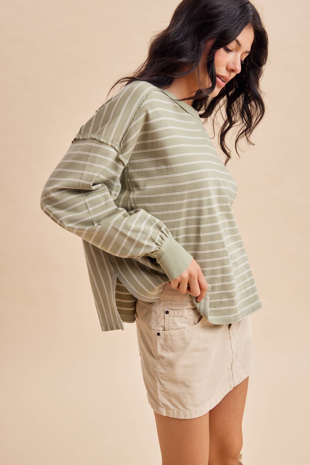 Falling for You Striped top