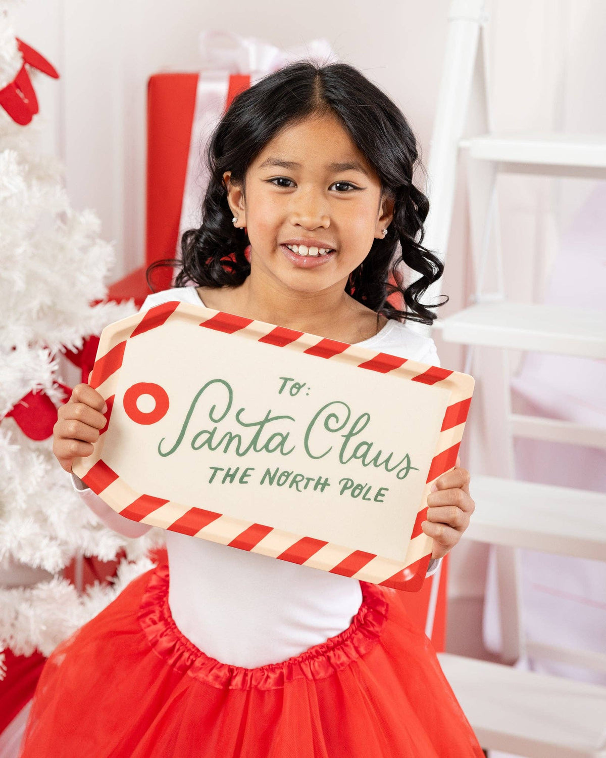 BEC1231 - To Santa Tag Bamboo Tray