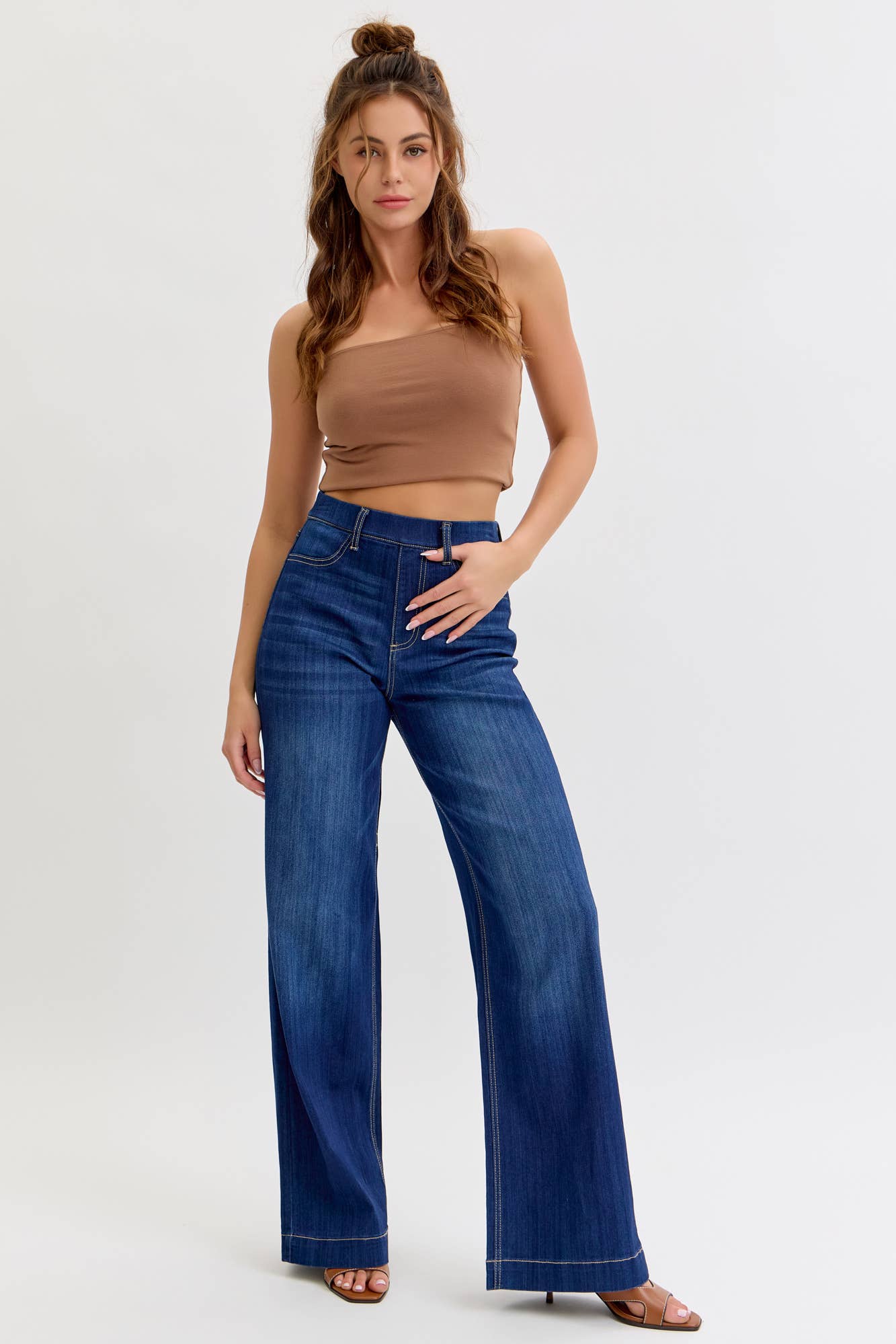 Comfy Cozy Pull On Denim