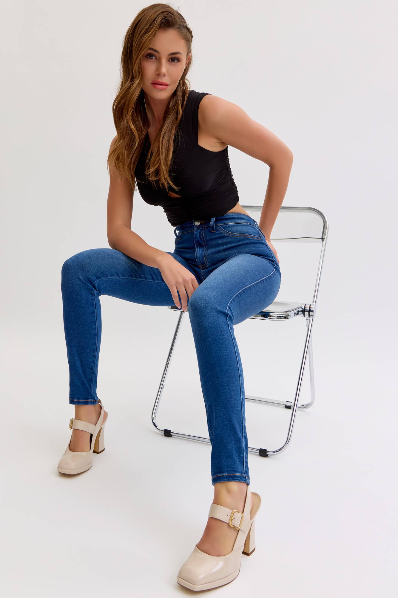 Meet me at the Patch Stretch Skinny Jeans