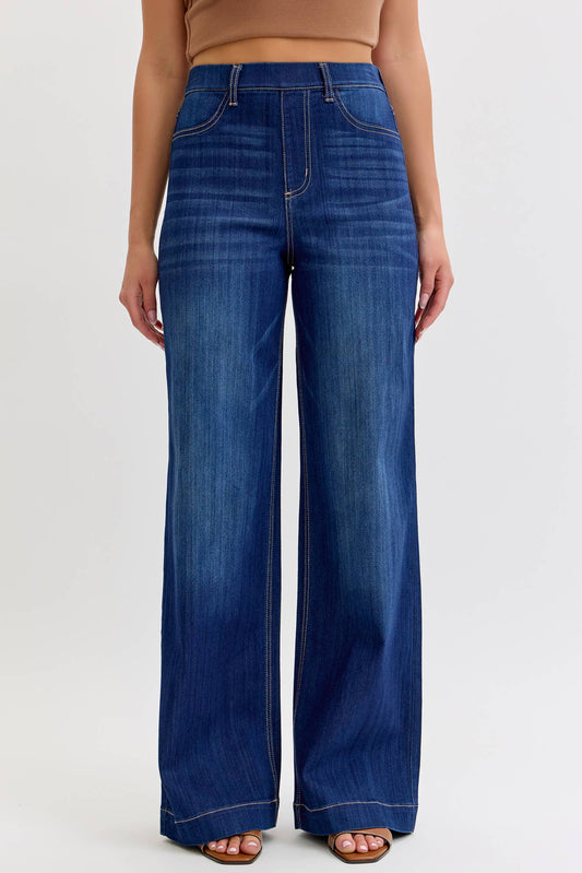 Comfy Cozy Pull On Denim