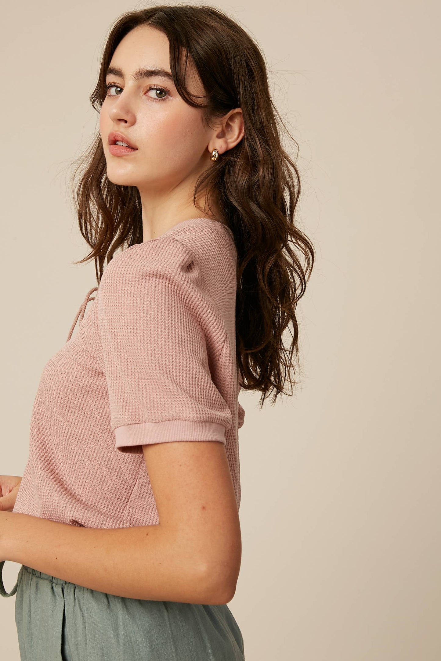 Ahoy Matey Laceup Top