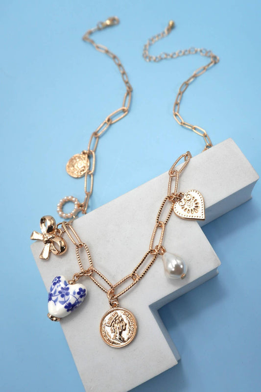 CHARM LINK NECKLACE | 80N91547