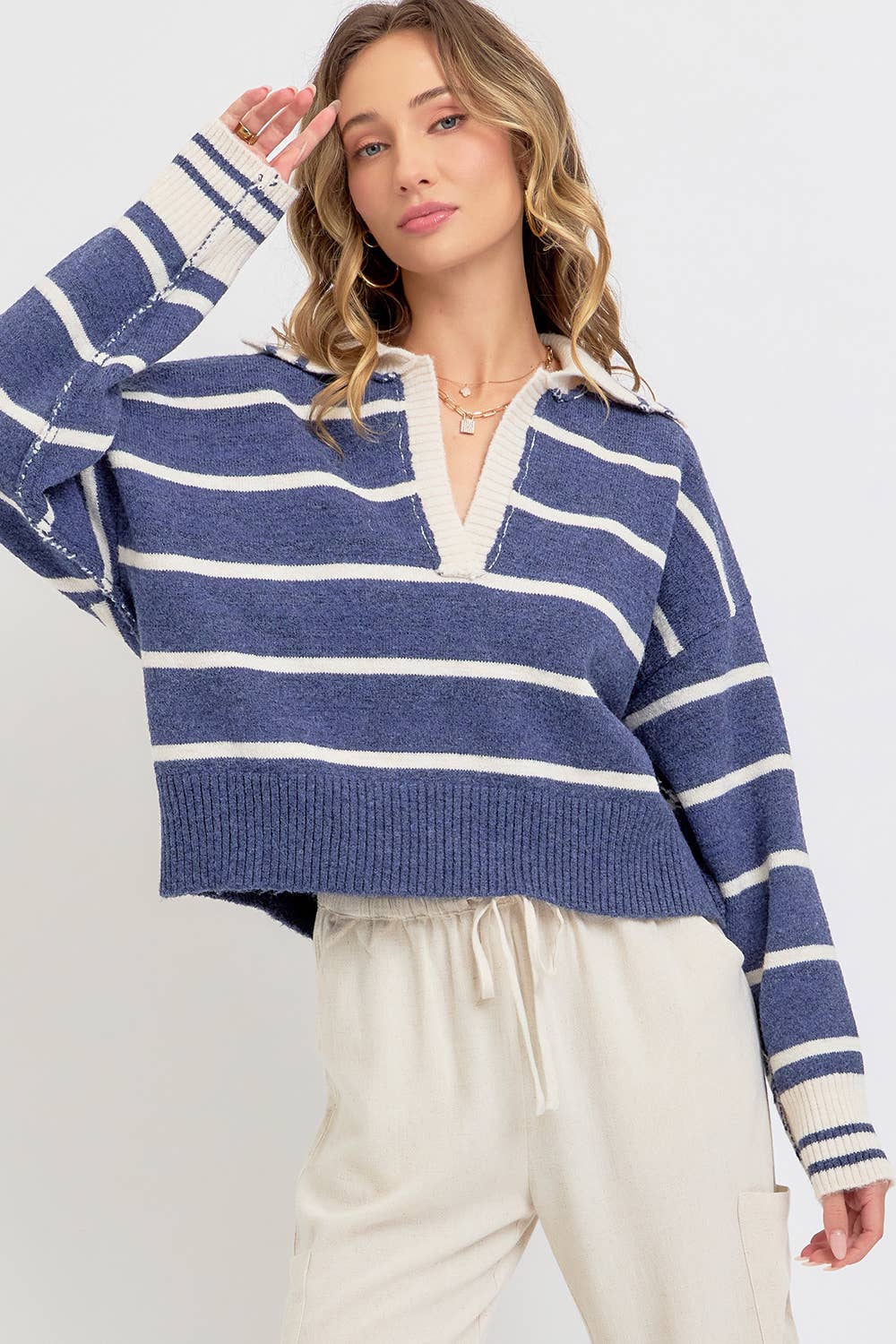Savannah Collared Sweater