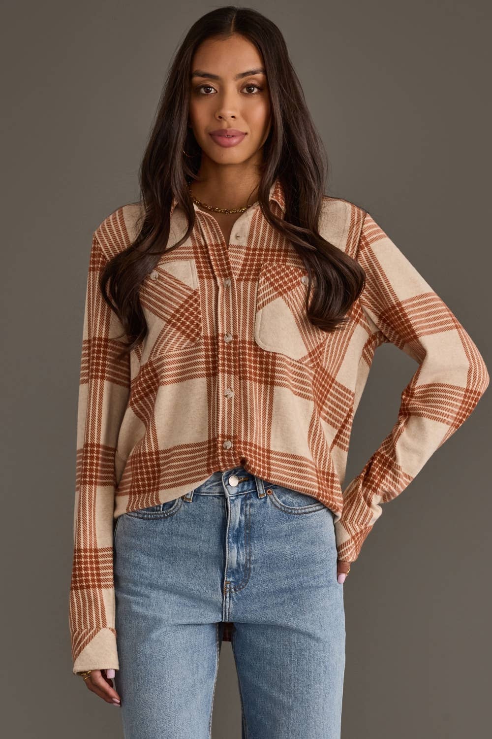 Rusty Pumpkin Flannel