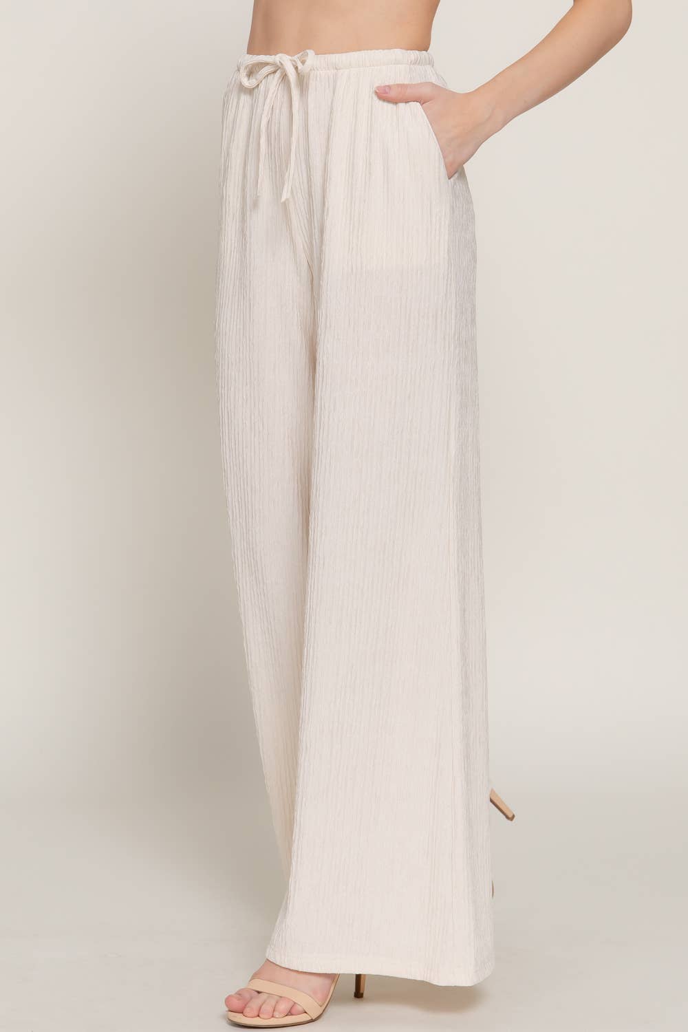 Crinkle Pallazo Pant
