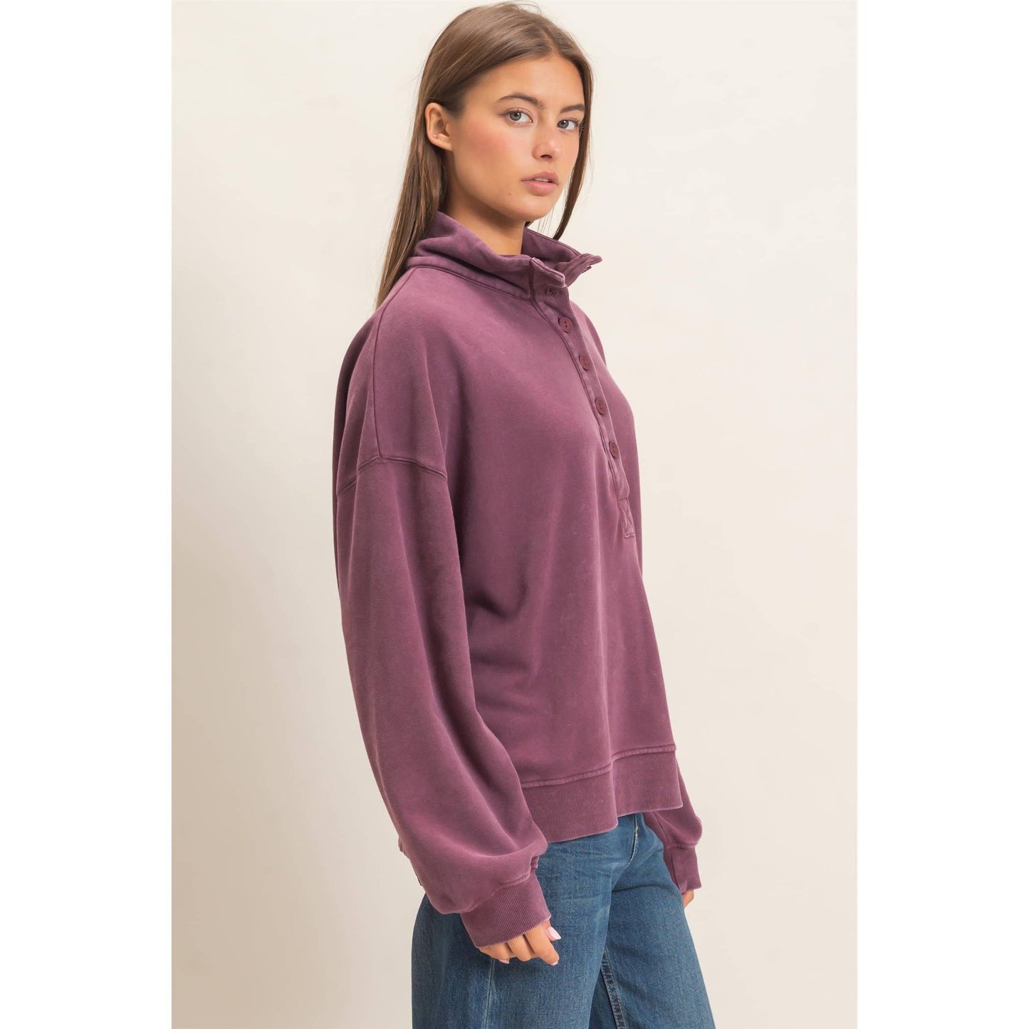 Cozy Vibes Mineral Wash Sweatshirt