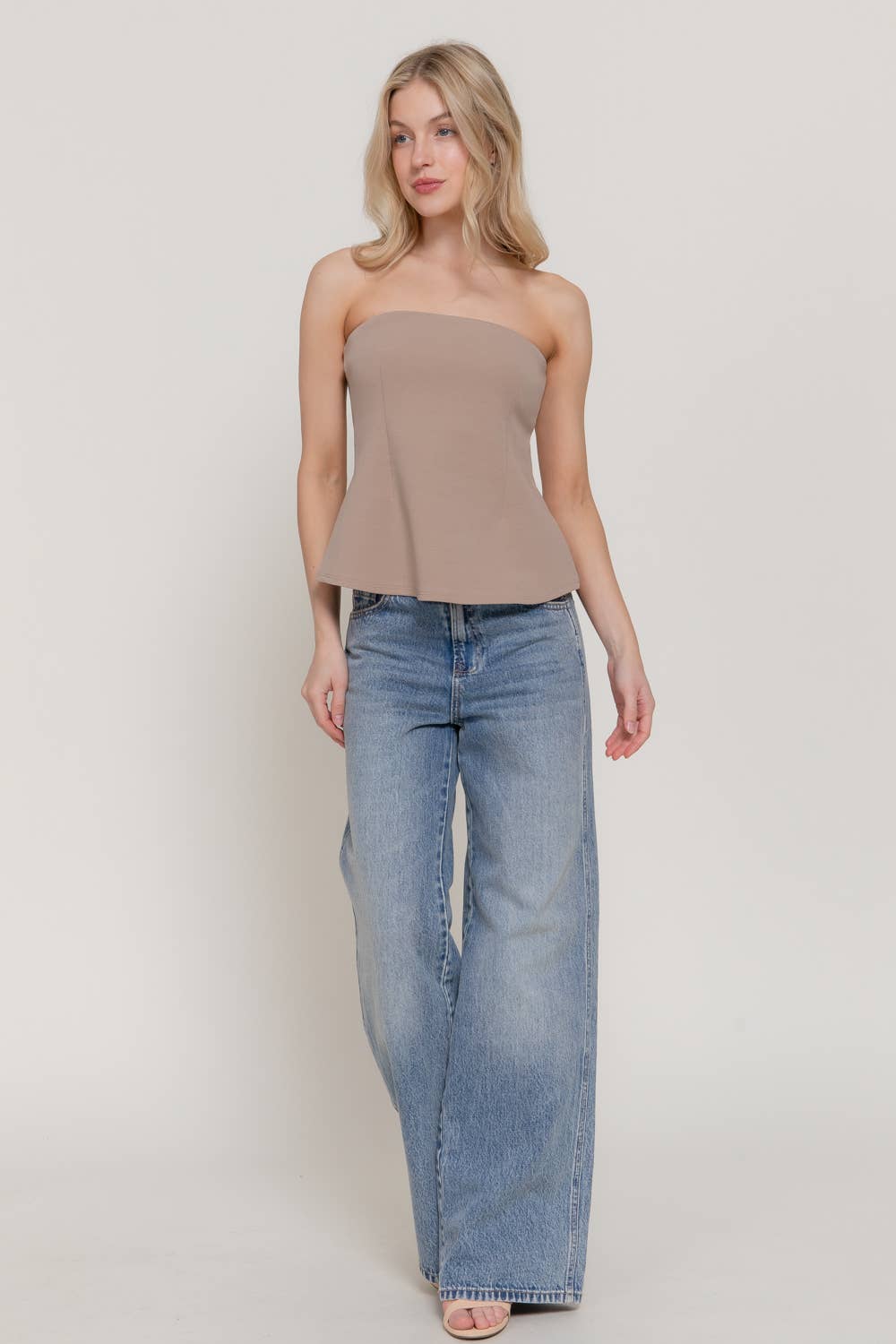 Basic Babe Peplum Top