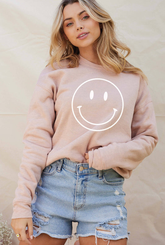 SMILEY FACE  Graphic Sweatshirt