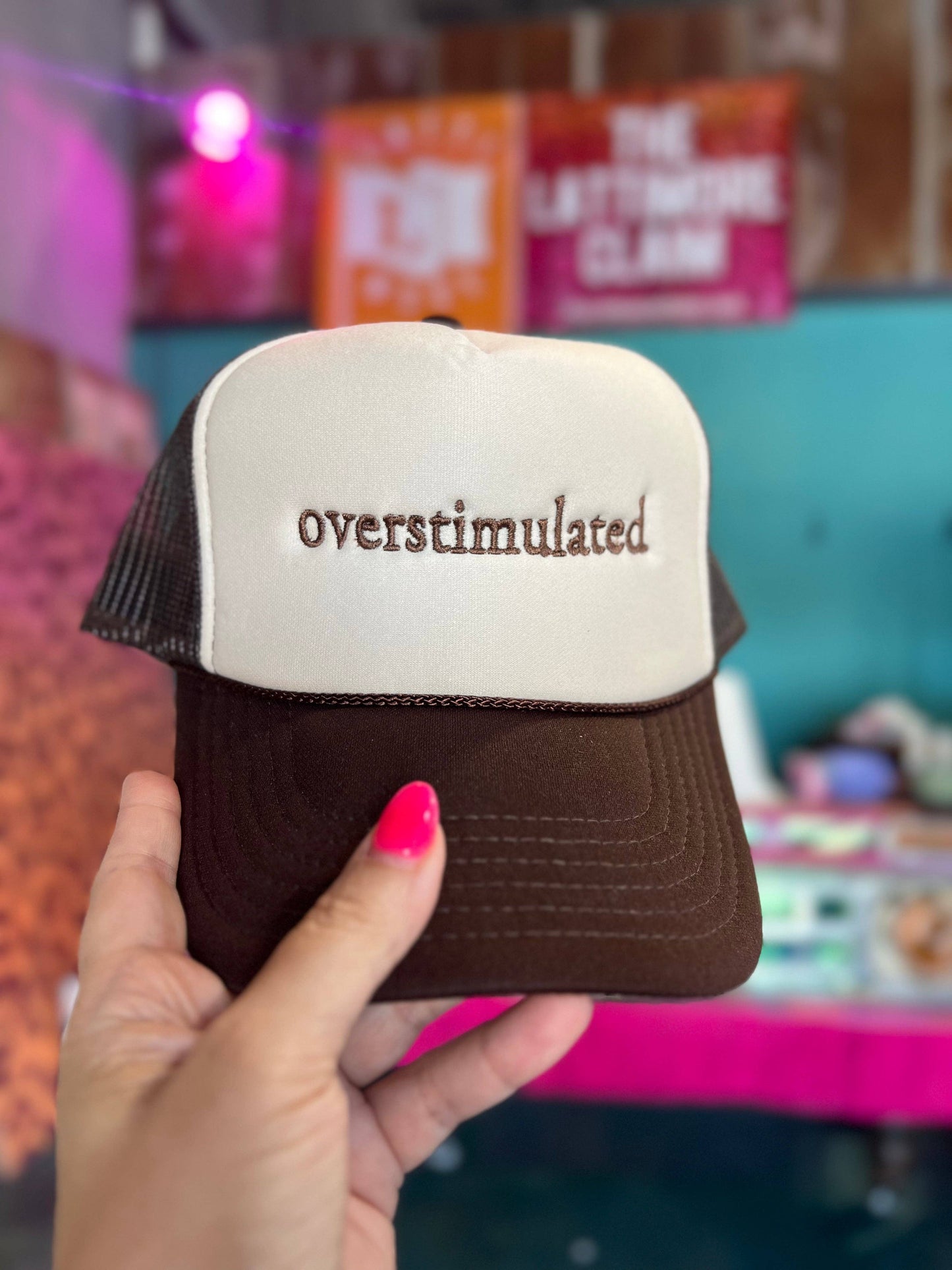 Overstimulated Trucker Cap