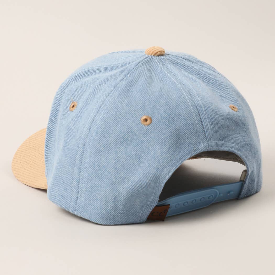 WIFEY Denim Corduroy Trucker Hat