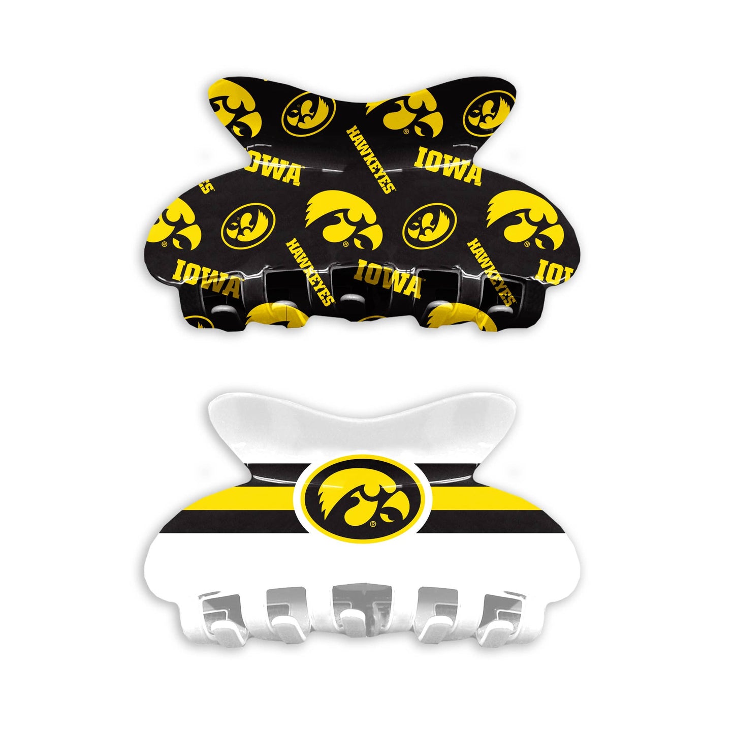 NCAA Iowa Hawkeyes Hair Claw Set