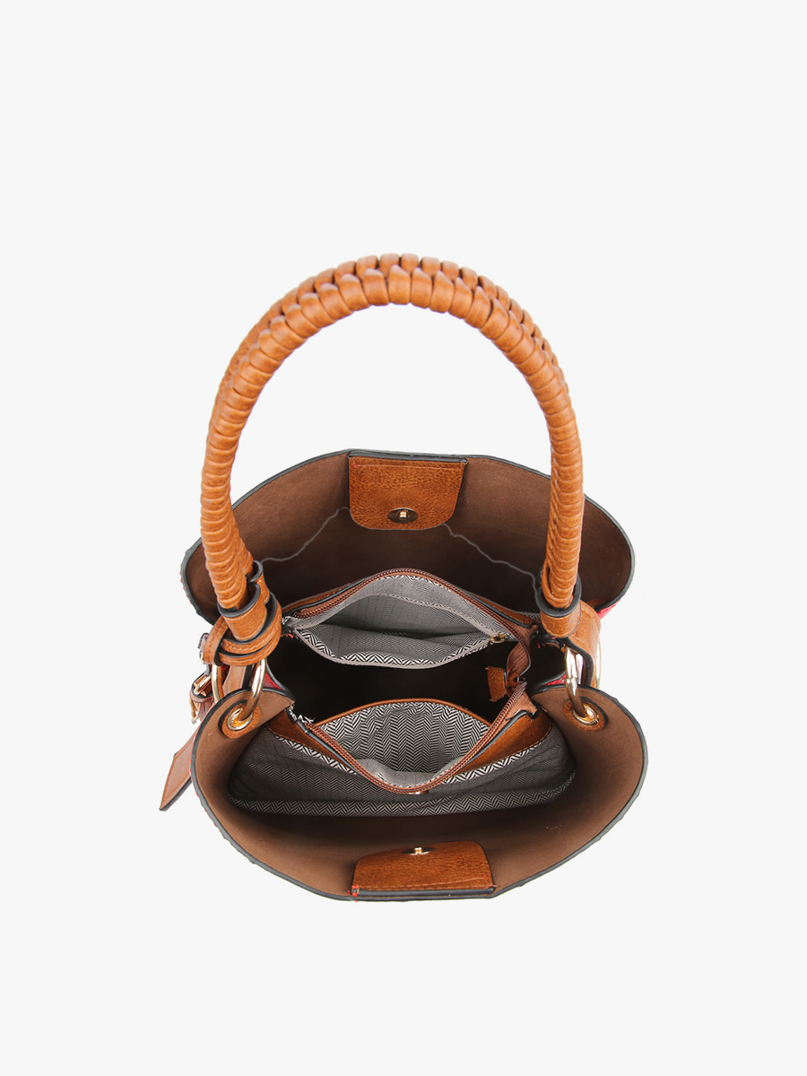 Olivia Animal Print Hobo Bag