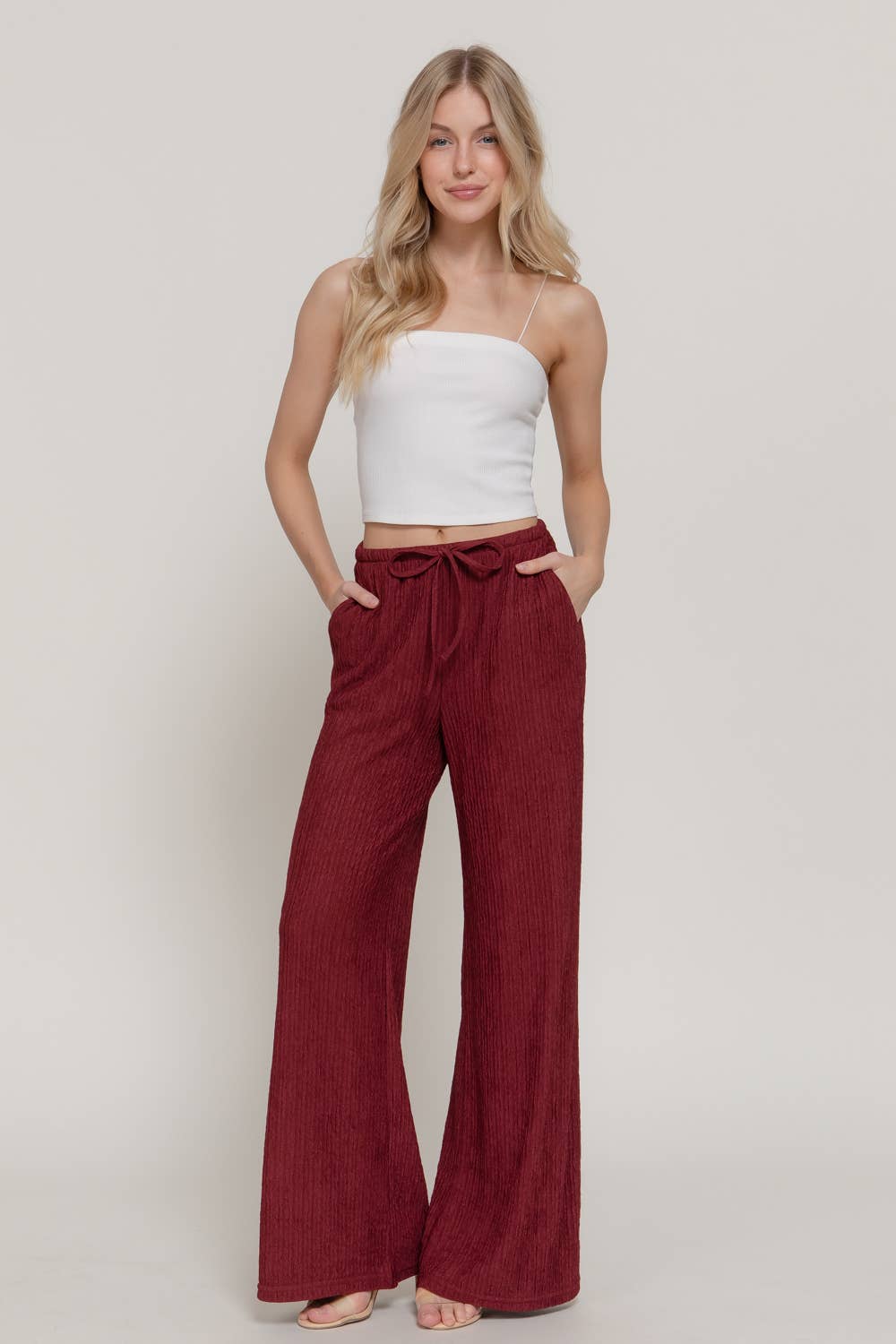 Crinkle Pallazo Pant