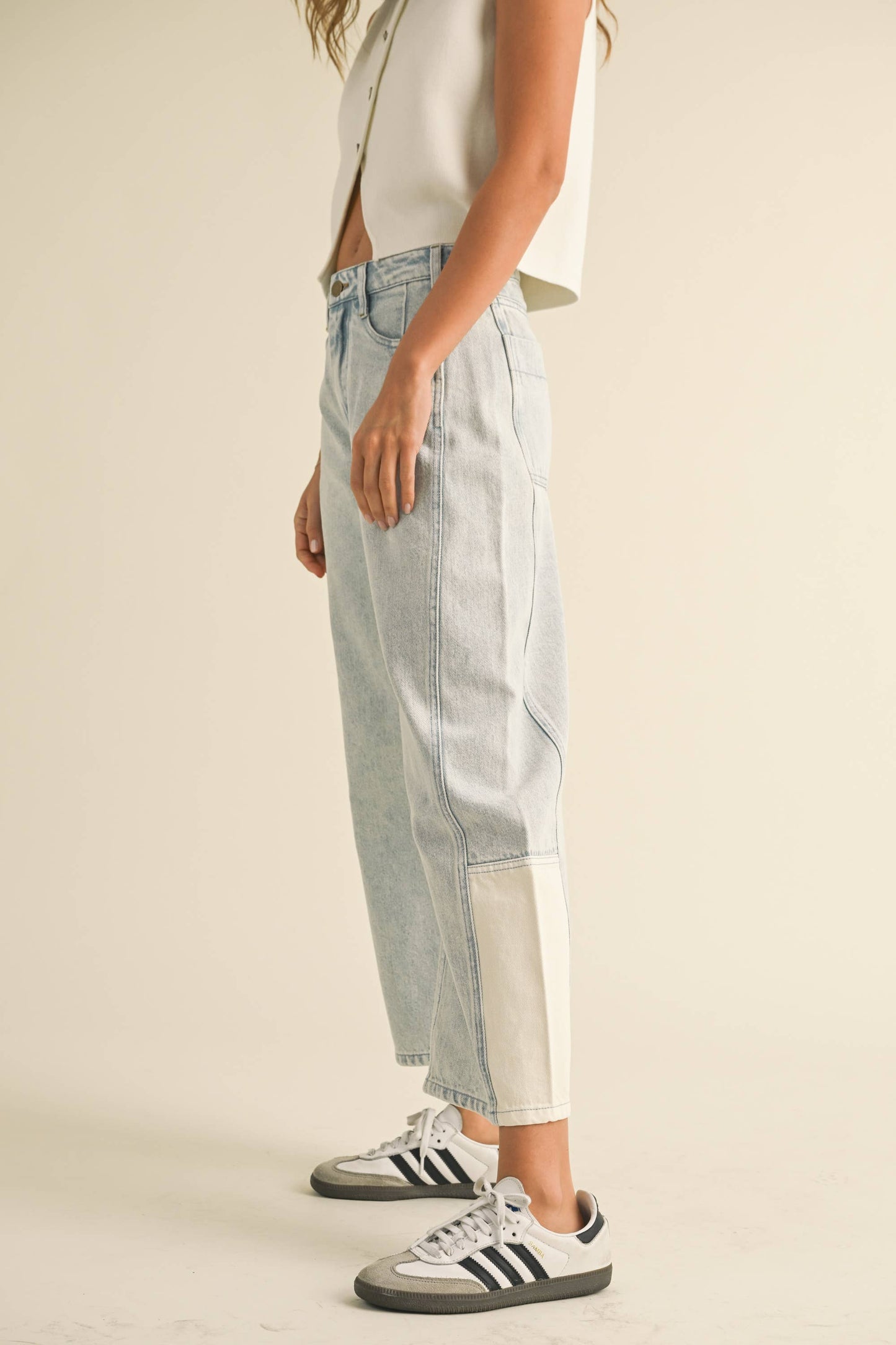 Color My World Barrel Denim