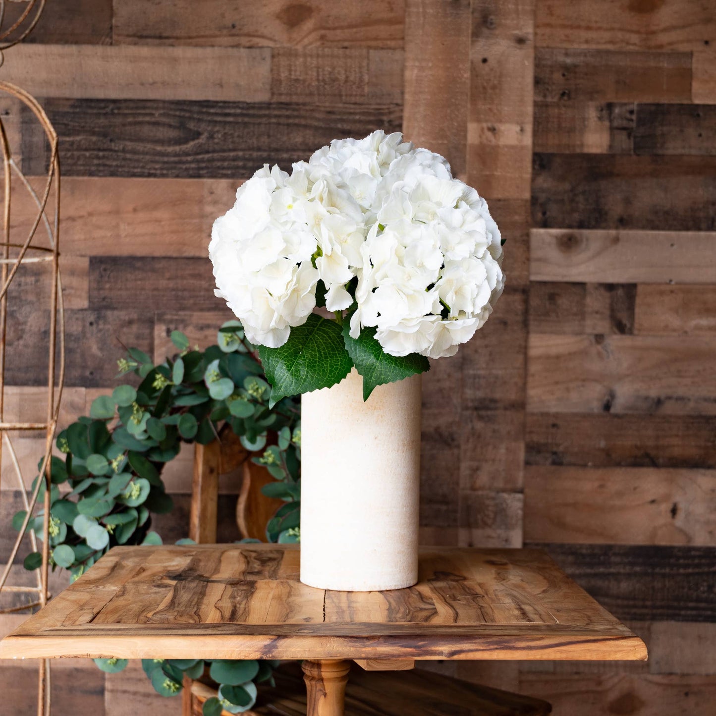 Real Touch Hydrangea - 20 Inch - Ivory