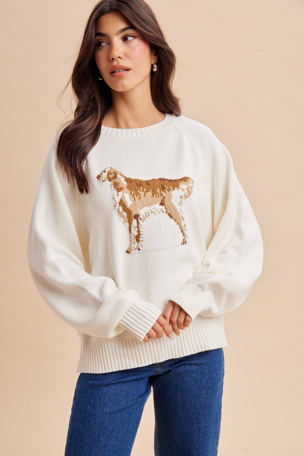 KNITTED RETRIEVER SWEATER