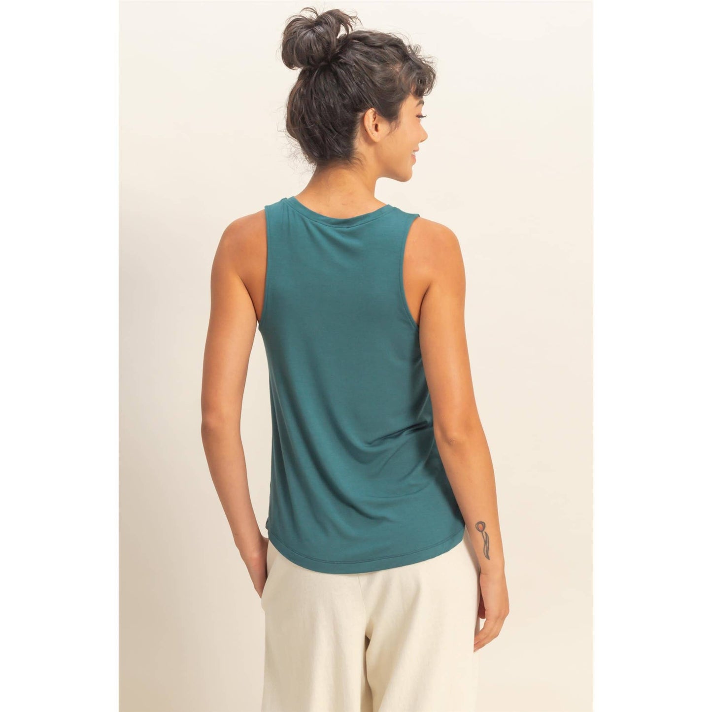 Basic Babe Rayon Flow Tank