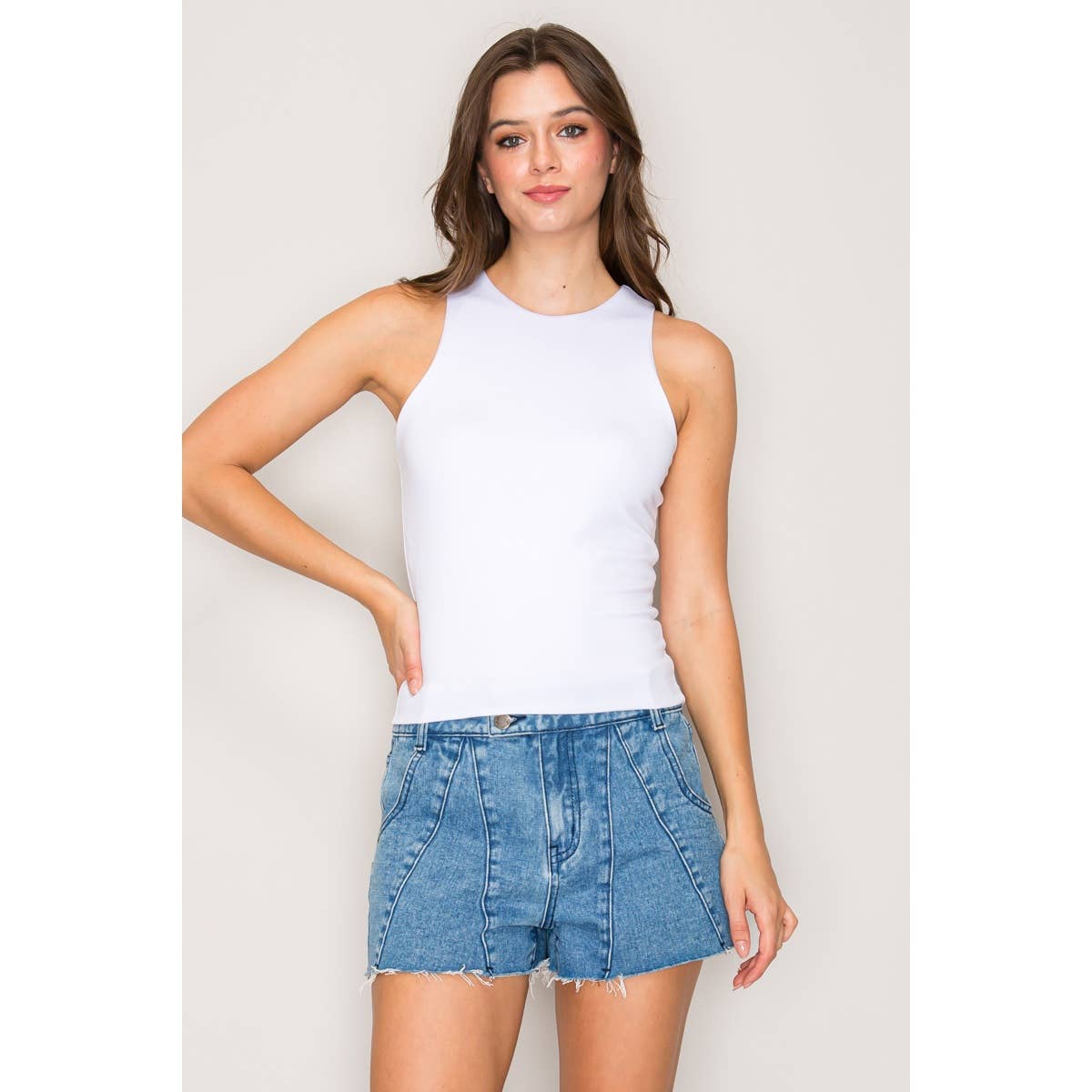 Double Layer Racer Back Tank