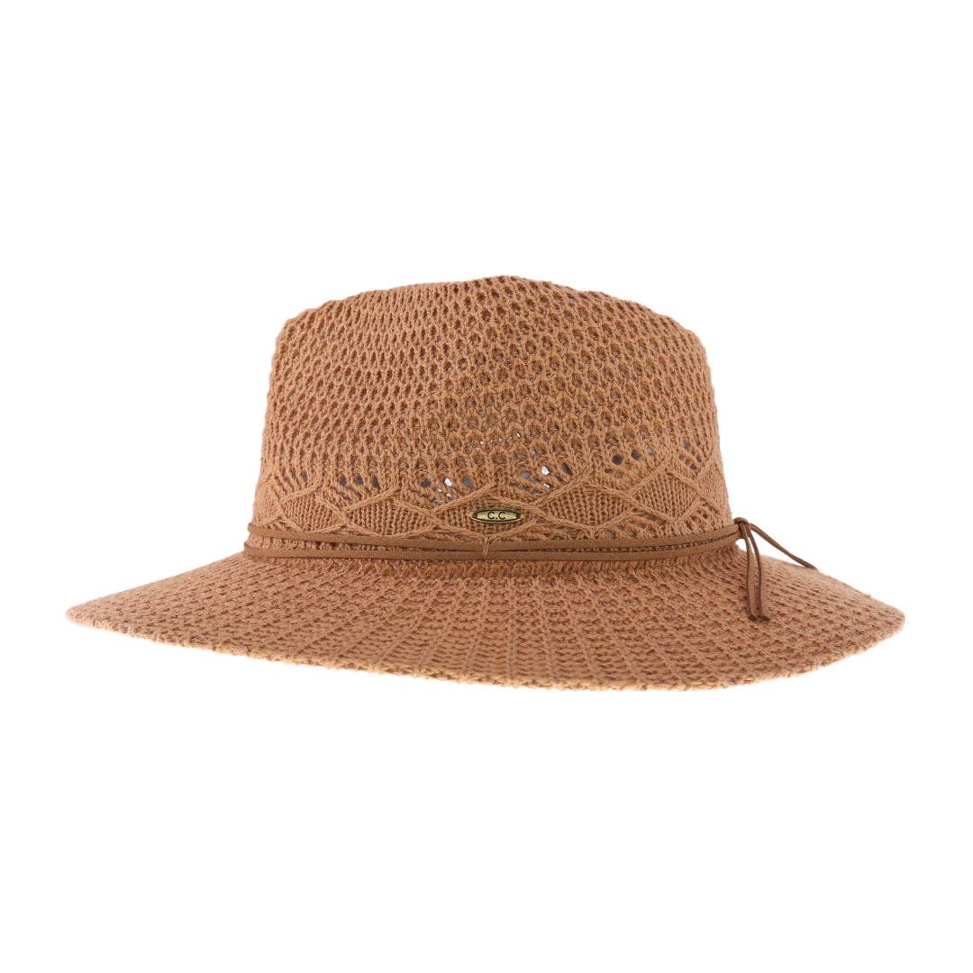 Cotton Knit Panama Hat