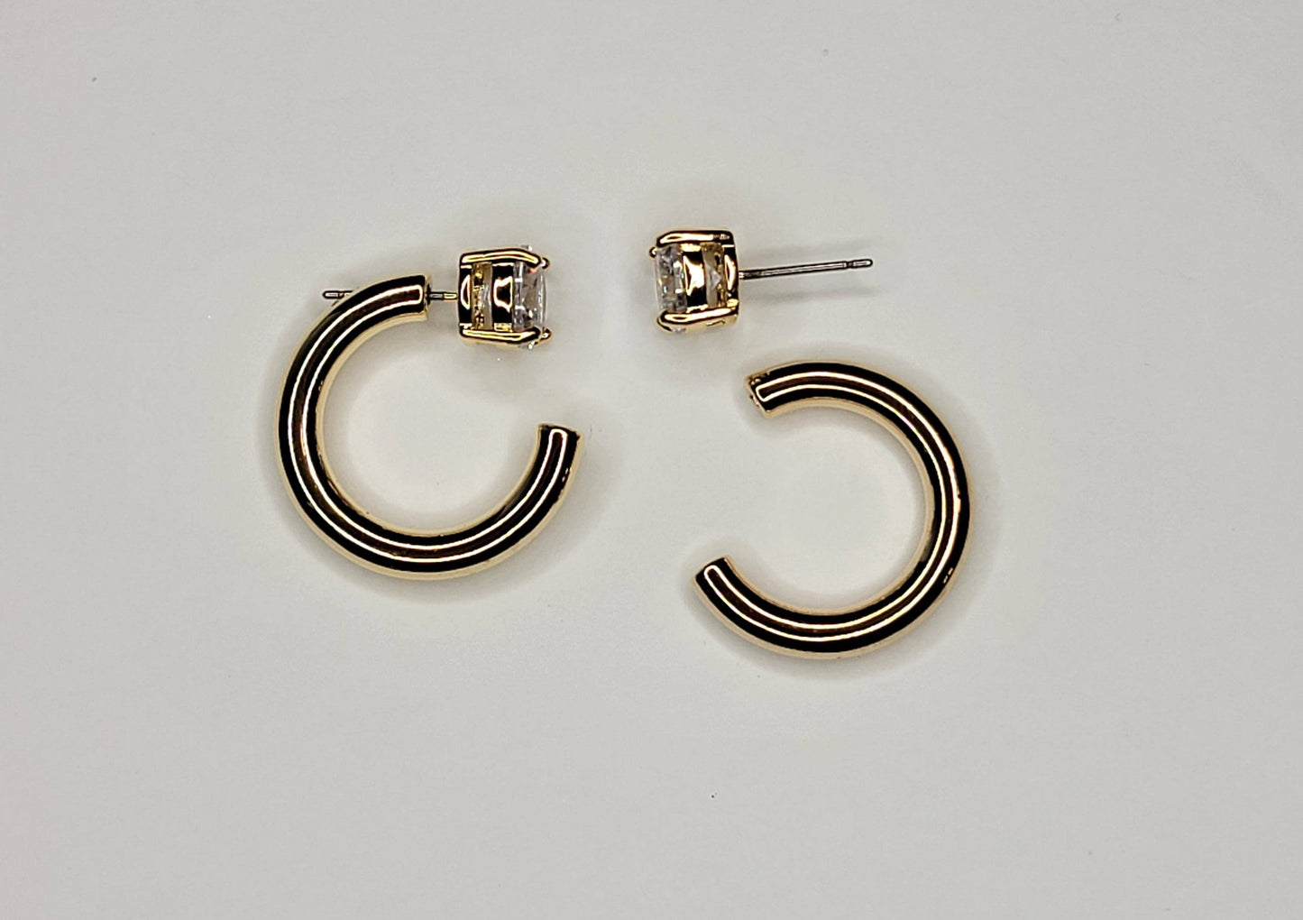 Hoop Earrings - Cubic Zirconia