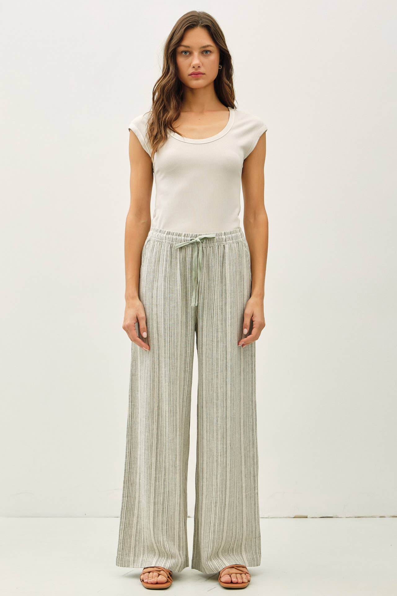 Lines and Linen Pant