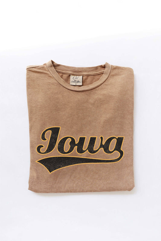 IOWA Mineral Washed Graphic Top