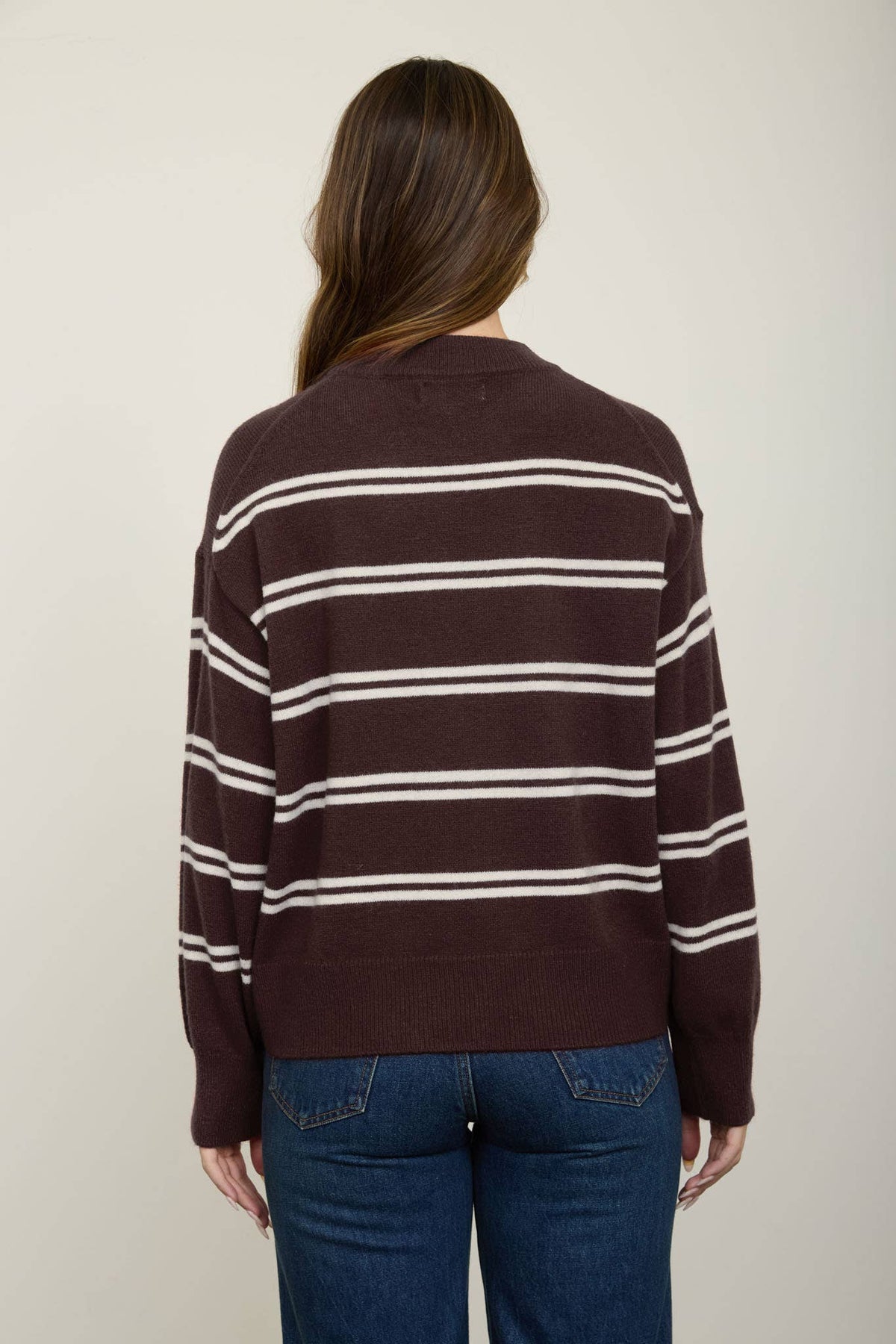 Somethin bout Falling Striped Sweater