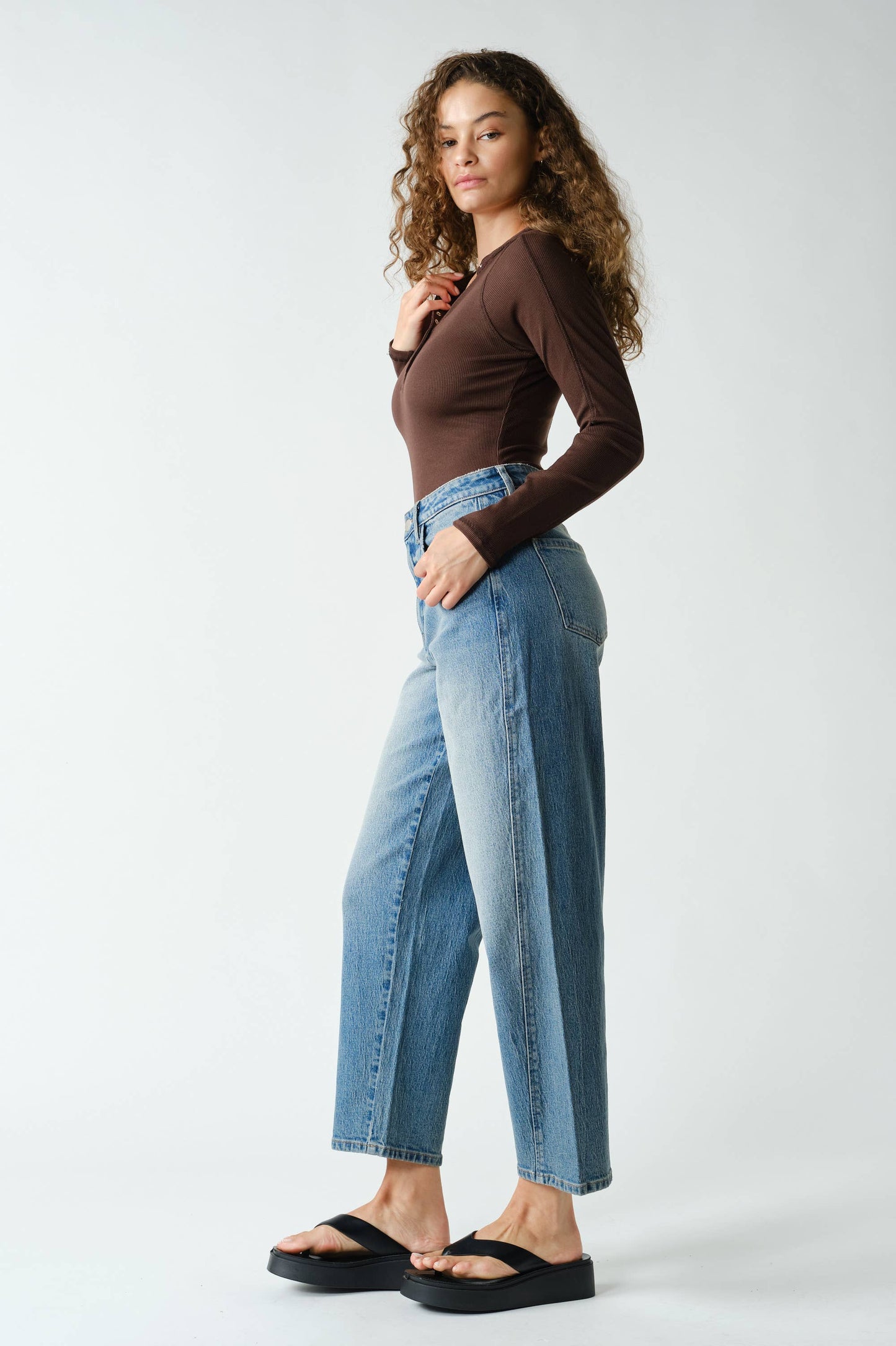 Go with the Flo Henley Top