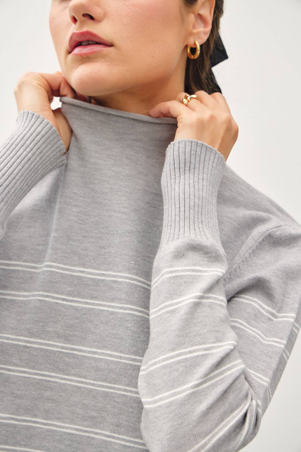 Synthia Mock Neck Top