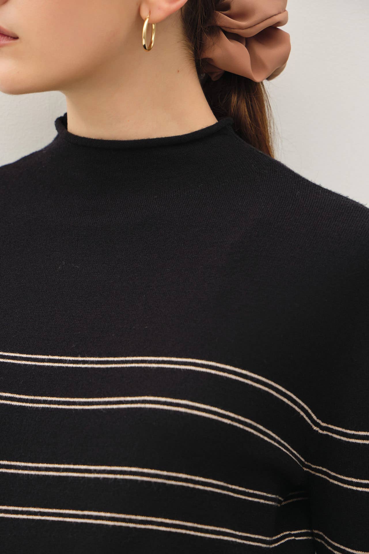 Synthia Mock Neck Top