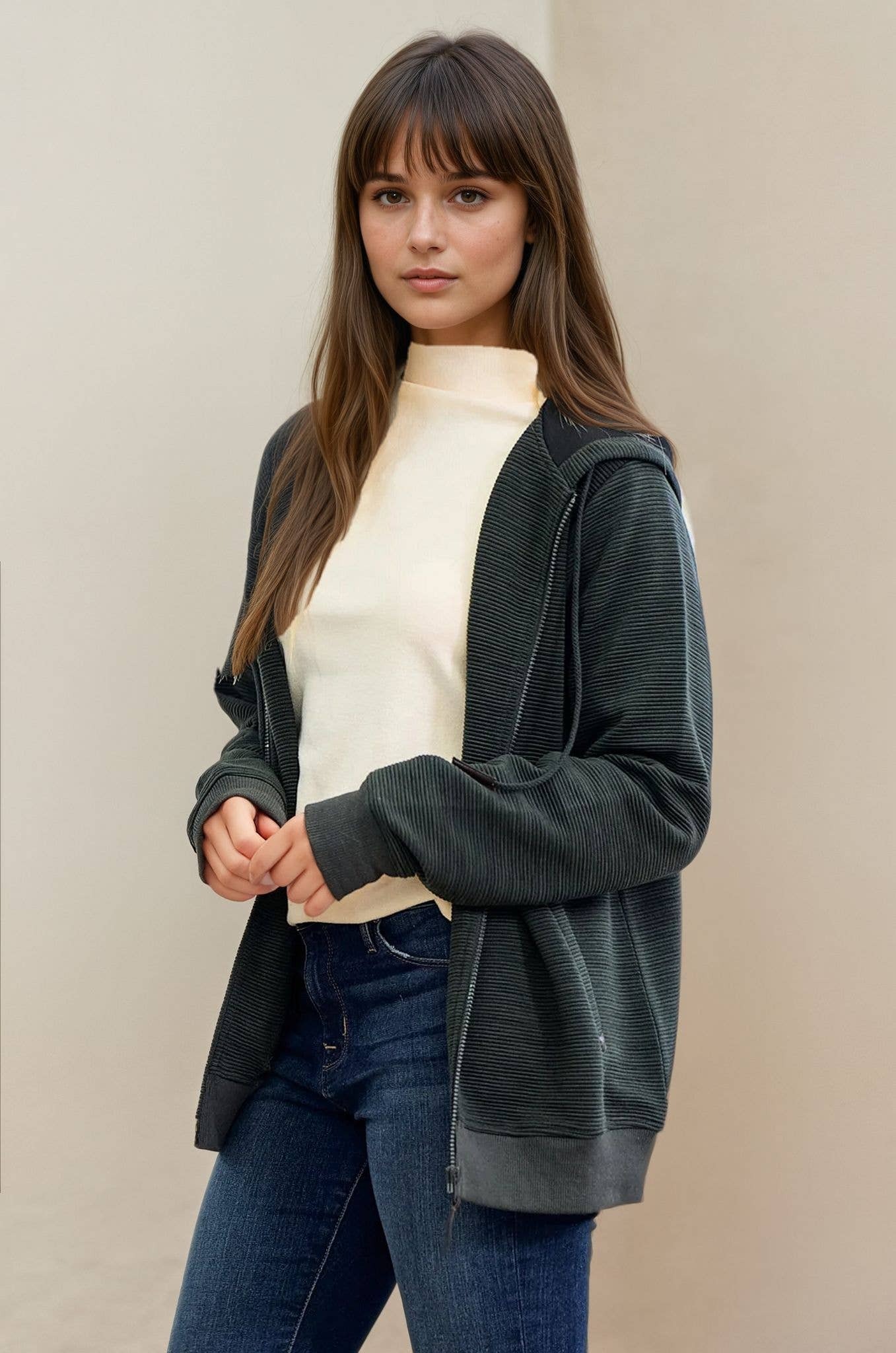 Back to the Basics Zip Hoodie