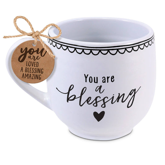 LCP Mug Artisan Doodles You Are A Blessing 18 oz