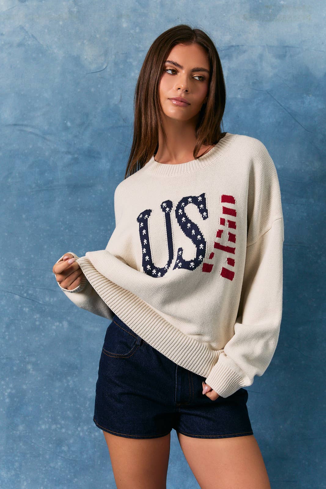 Red White and YOU Sweater