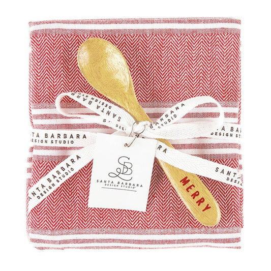 Face to Face Towel + Spoon Set - Merry