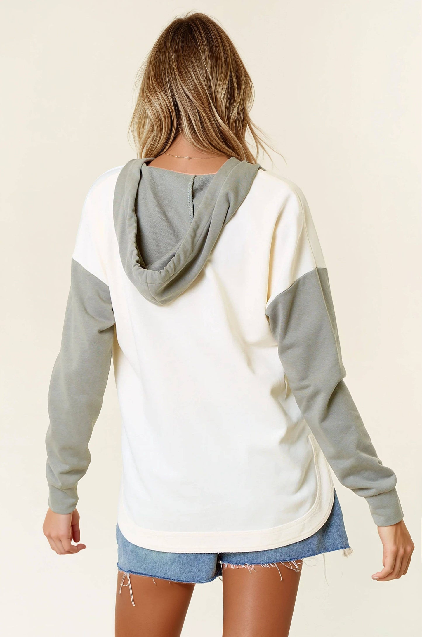Olive You Deep V Pullover