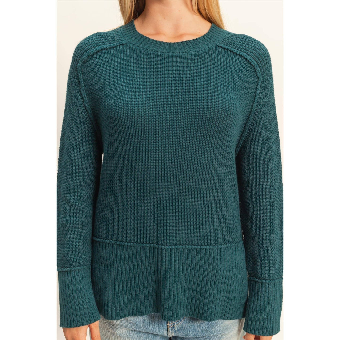 Chiara Side Slit Sweater