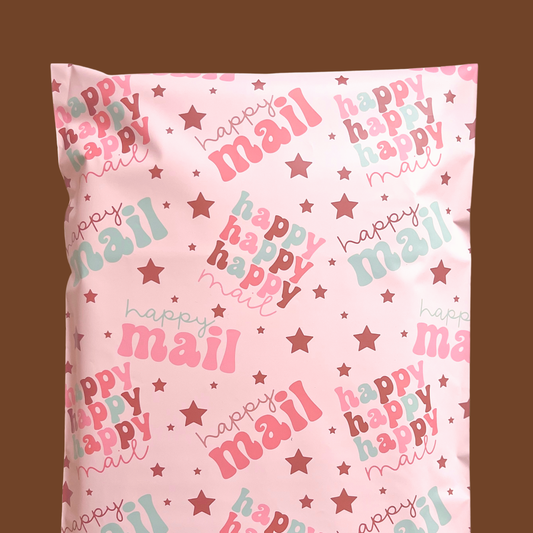14.5x19 Premium Poly Mailer- Happy Mail