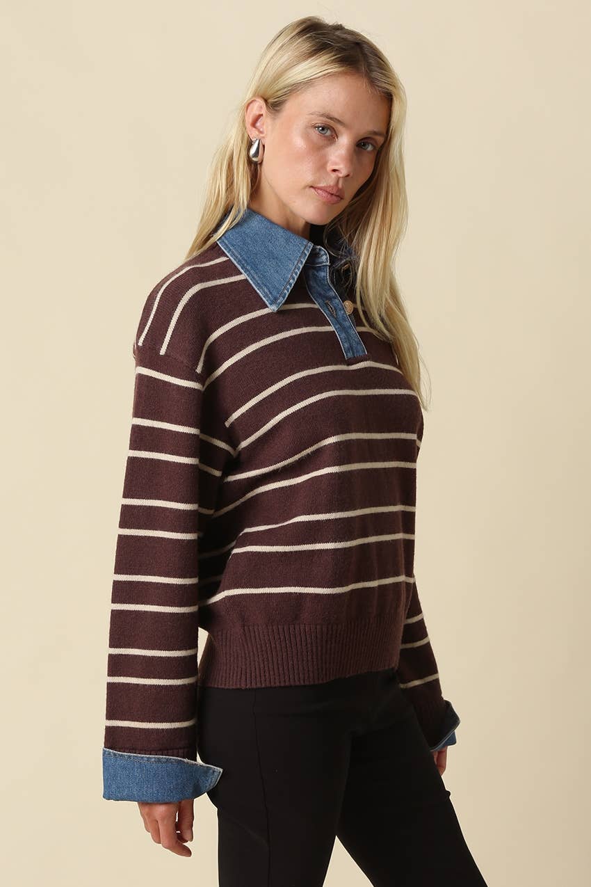 Hadley Striped Layered Sweater