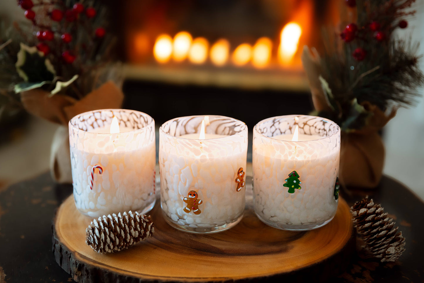 Gingerbread Man Oh Snap Candle