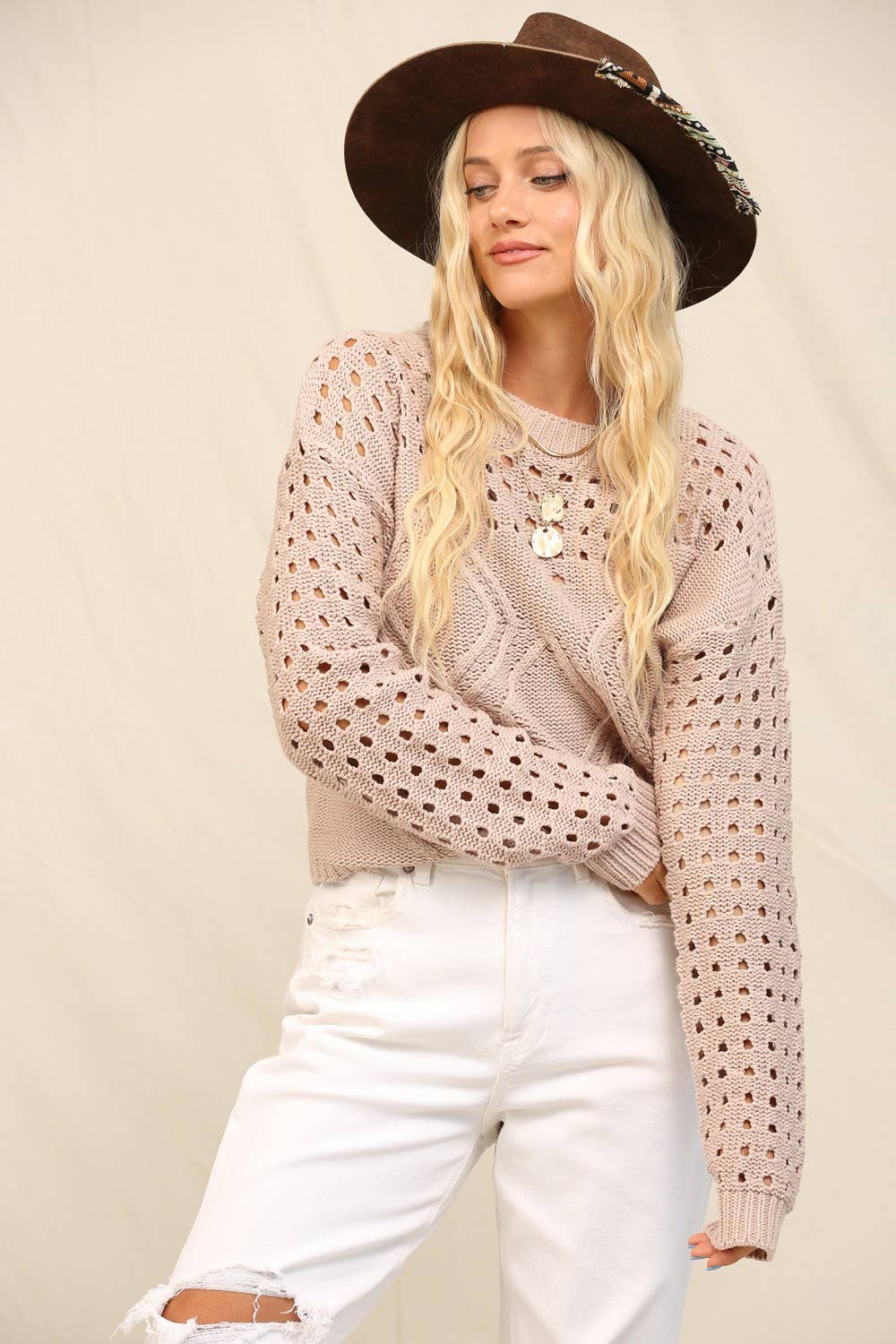 Dottie Crop Sweater