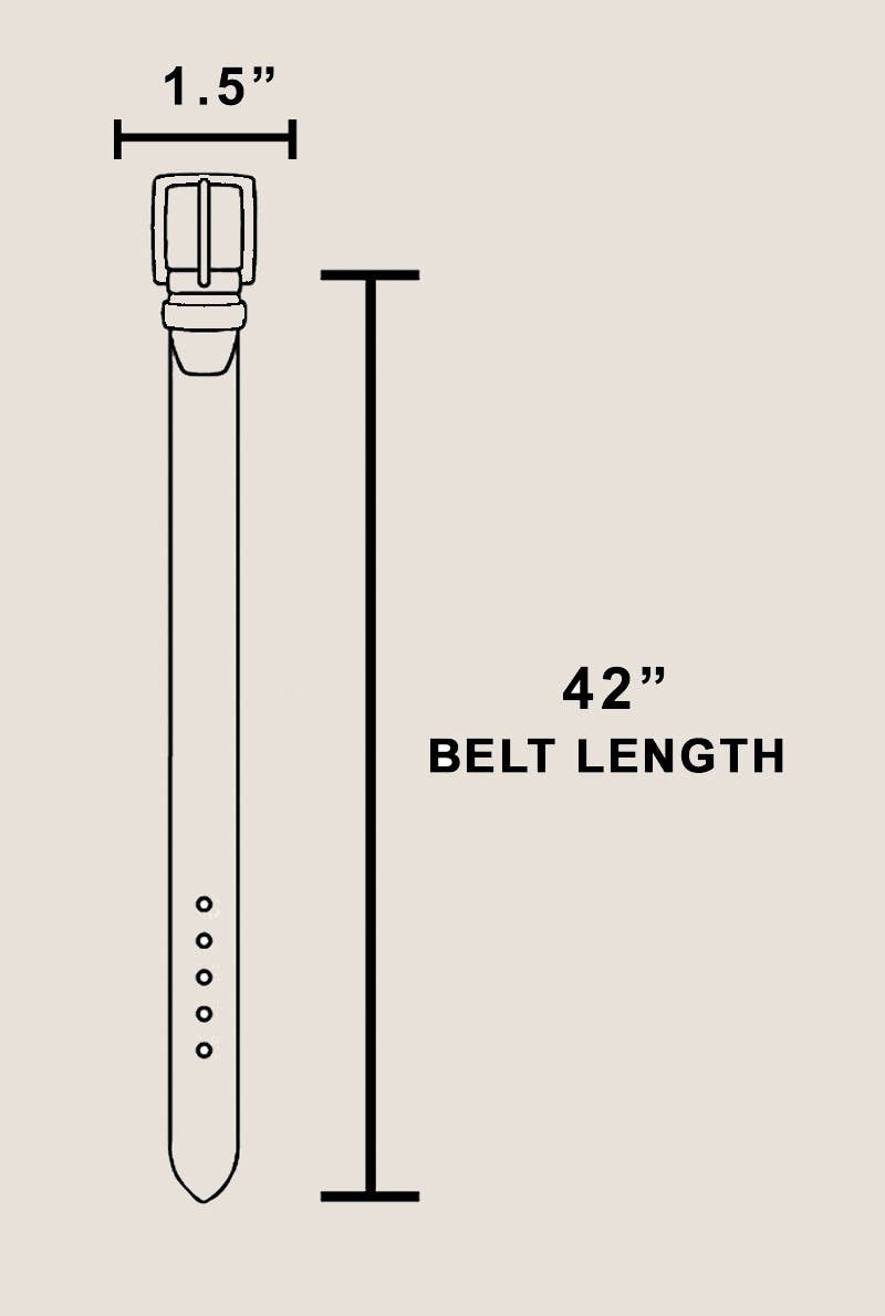 Smooth Vegan Leather Belt