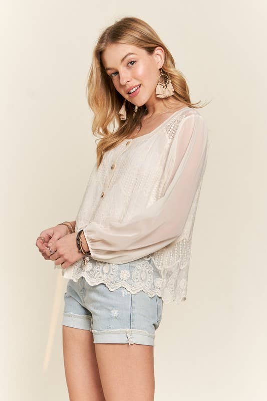 Bridgerton Embroidered Blouse